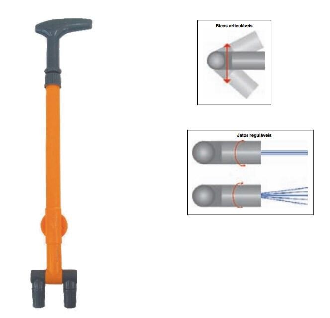 PULVERIZADOR P/ JARDIM BICO DUPLO - JAPI PJBD