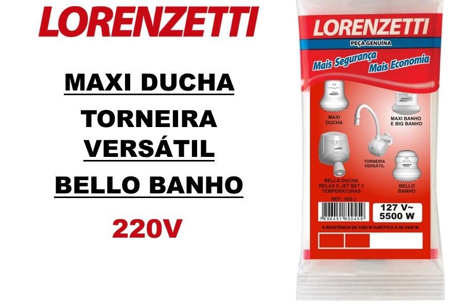 RESISTÊNCIA MAXI DUCHA 220V - LORENZETTI
