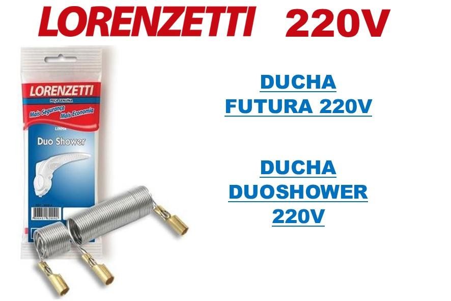 RESISTÊNCIA DUOSHOWER / FUTURA 220V - LORENZETTI