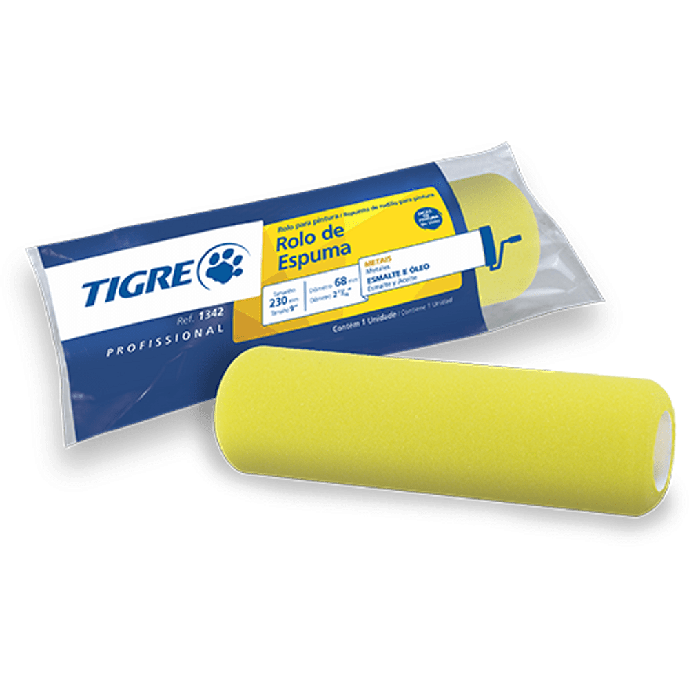 ROLO ESPUMA 23CM 1342/23 - TIGRE