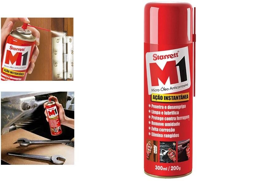 LUBRIFICANTE MICRO ÓLEO ANTICORROSIVO M1 STARRET - 300ML