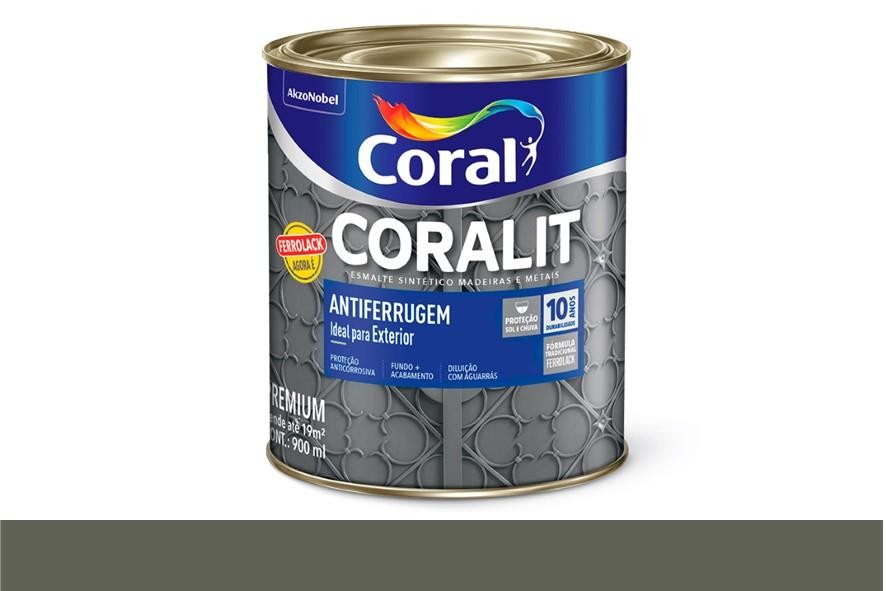 ANTIFERRUGEM CINZA CORALIT - 900ML
