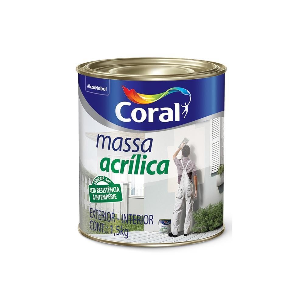 MASSA ACRILICA CORAL - 1,5KG