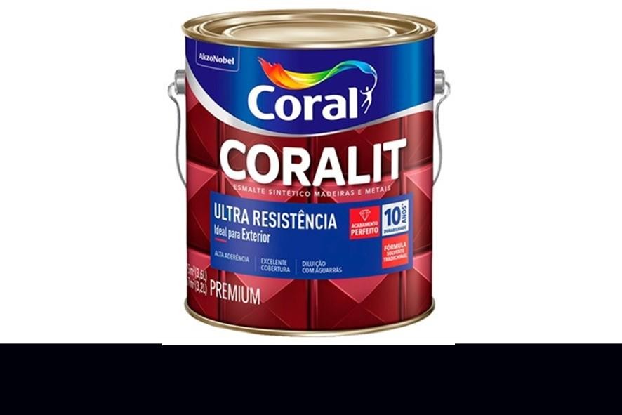 CORALIT PRETO BRILHANTE - 3,6L