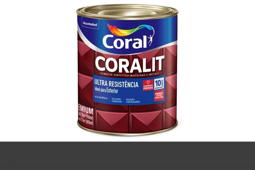 CORALIT PRETO FOSCO - 900ML