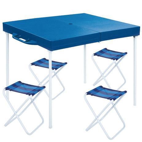MESA PRATICA COM BANQUETA - MOR