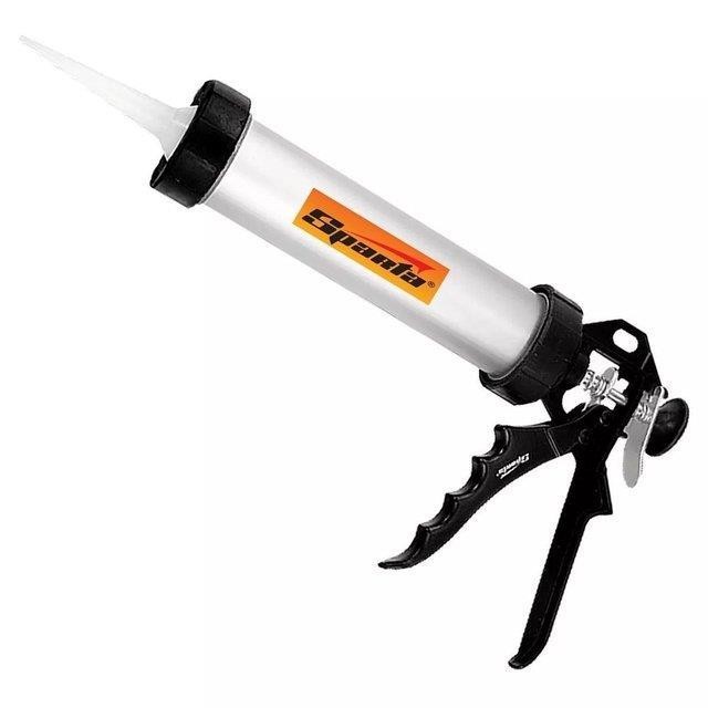 APLICADOR SILICONE ALUMÍNIO PROFISSIONAL - SPARTA