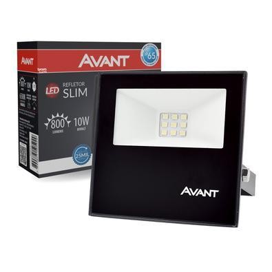 REFLETOR LED SLIM 10W 6500K BIVOLT - AVANT