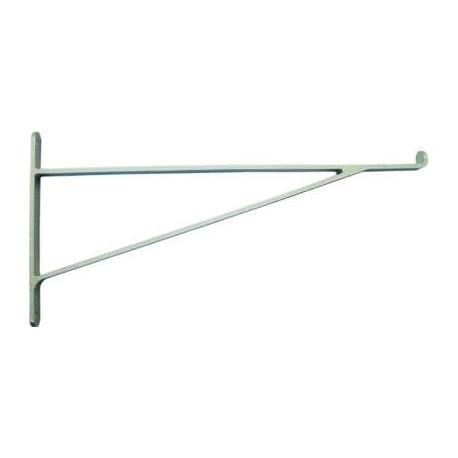 SUPORTE PRATELEIRA 20 CM ALUMINIO PARA VIDRO