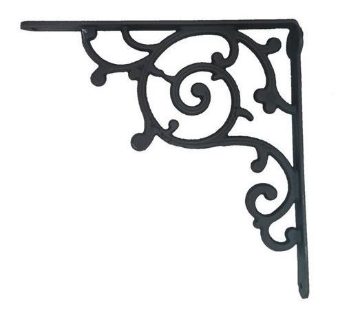 SUPORTE PRATELEIRA 30X30 FERRO FUNDIDO LASSAL