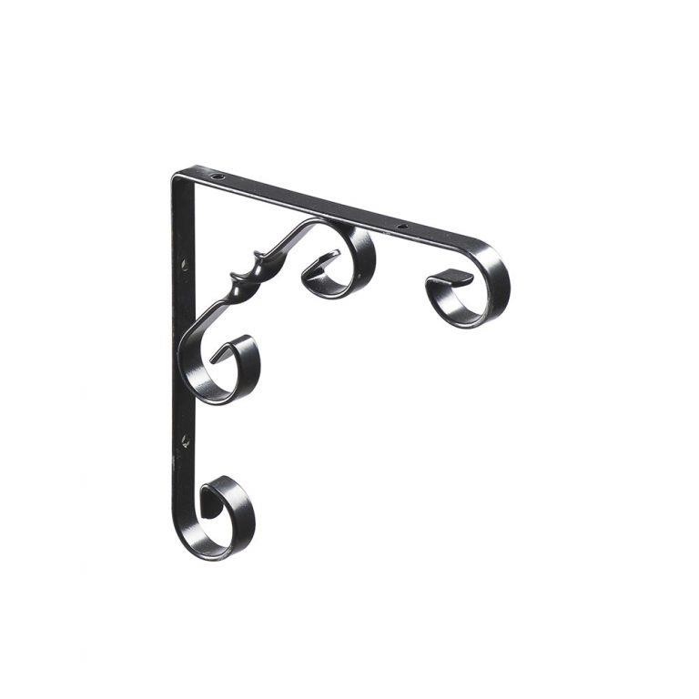 SUPORTE PRATELEIRA 20X20 PRETA COLONIAL MULTIVISAO