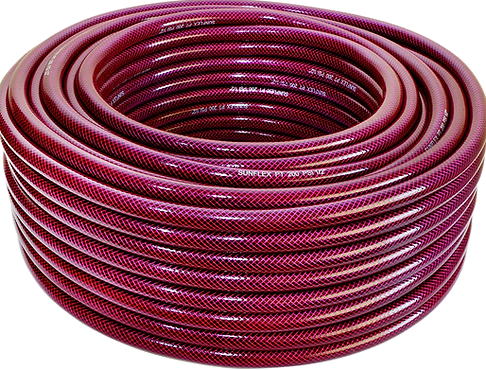 MANGUEIRA JARDIM 1/2" X 3 MM REFORCADA VINHO - POR METRO