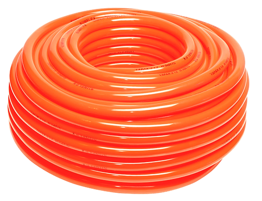 MANGUEIRA JARDIM 1/2" X 3 MM - SUPER FLEX LARANJA - POR METRO