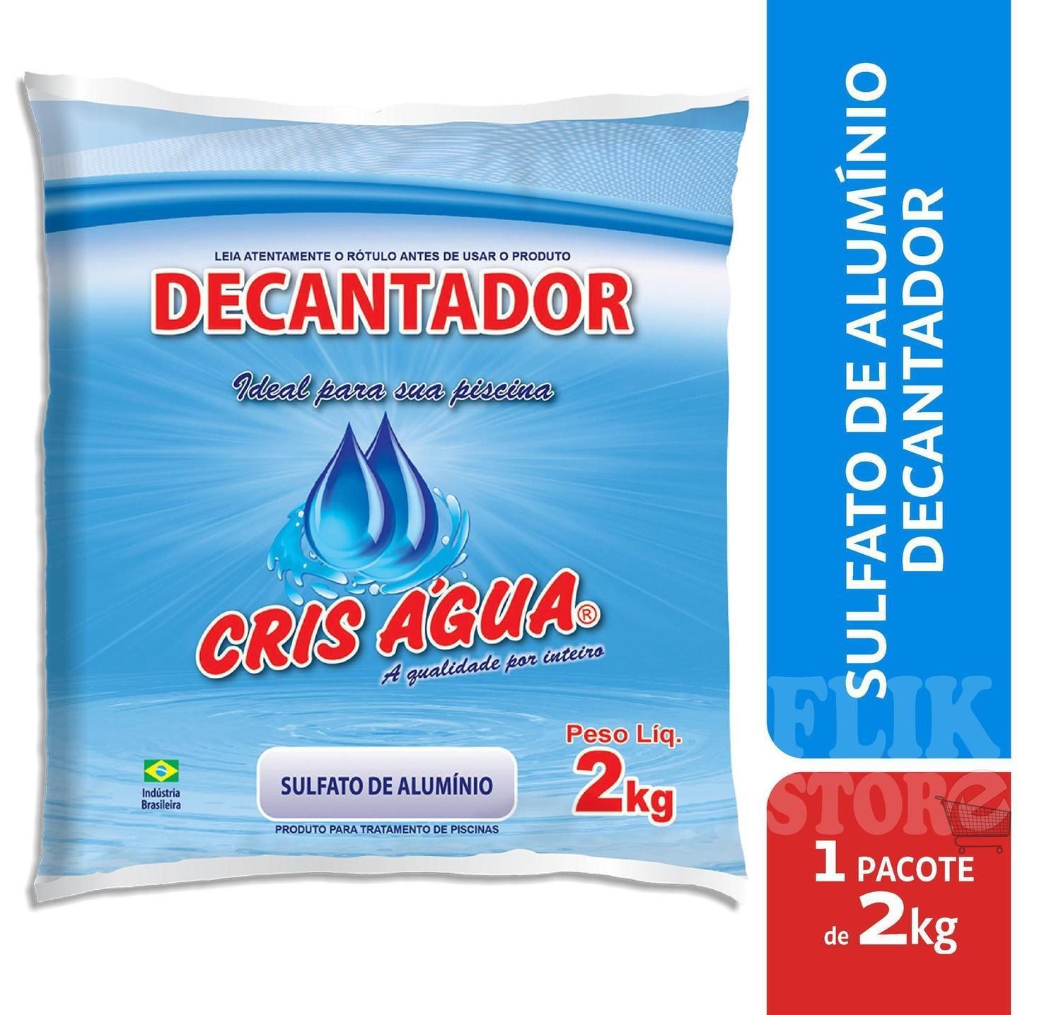 SULFATO DE ALUMINIO CRISAGUA  - 2KG