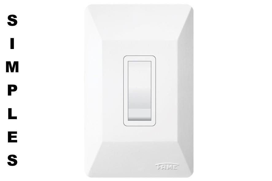 INTERRUPTOR SISTEMA - X - SIMPLES - EXTERNO - FAME