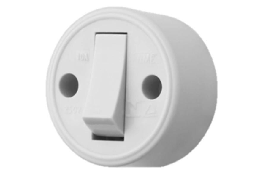 INTERRUPTOR SIMPLES EXTERNO 222 FAME - REDONDO