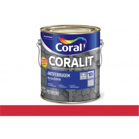 ANTIFERRUGEM VERMELHO OXIDO CORALIT - 3,6L