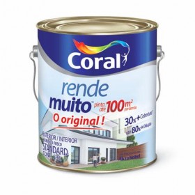 LATEX RENDE MUITO CORAL BRANCO 3,6L