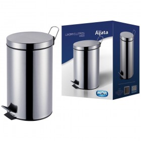 LIXEIRA INOX 5L - MOR
