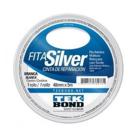 FITA SILVER TAPE BRANCA 48MM X 5M TEKBOND