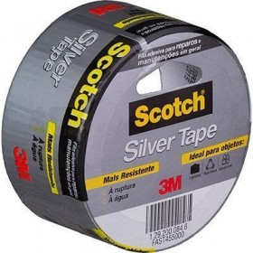 FITA SILVER TAPE CINZA 5 METROS - 3M