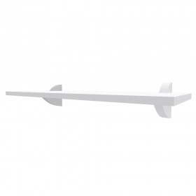 PRATELEIRA COM SUPORTE CLIP 20X80CM BRANCO MULTIVISAO
