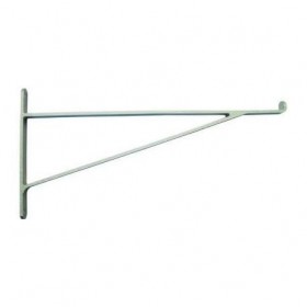 SUPORTE PRATELEIRA 30CM ALUMINIO PARA VIDRO