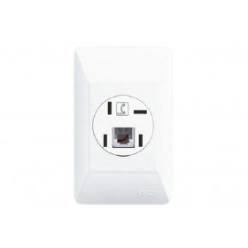 TOMADA RJ11 PARA TELEFONE COM ADAPTADOR EXTERNA FAME