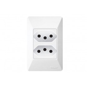 TOMADA DUPLA EXTERNA 10A 1407 FAME