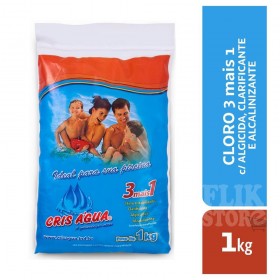 CLORO 3 MAIS 1 CRISAGUA - 1KG
